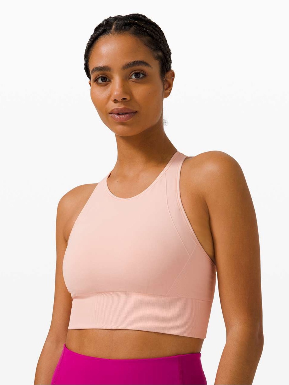 Lululemon Ebb to Train Bra *Medium Support, C/D Cup
Pink Mist